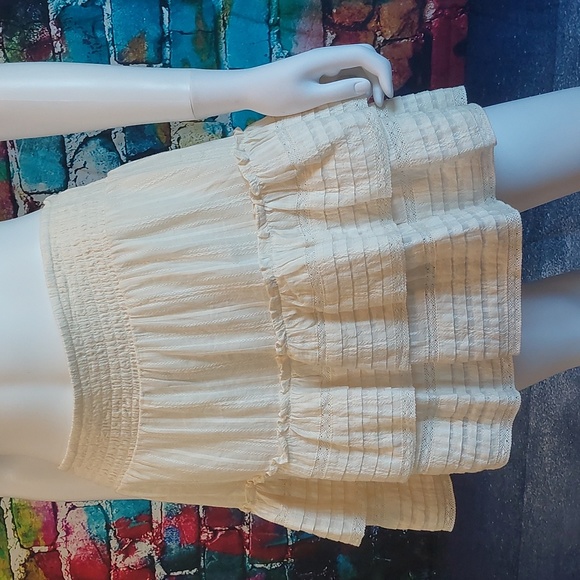 American Eagle Boho Gauze Tier Skirt XL - Picture 2 of 6